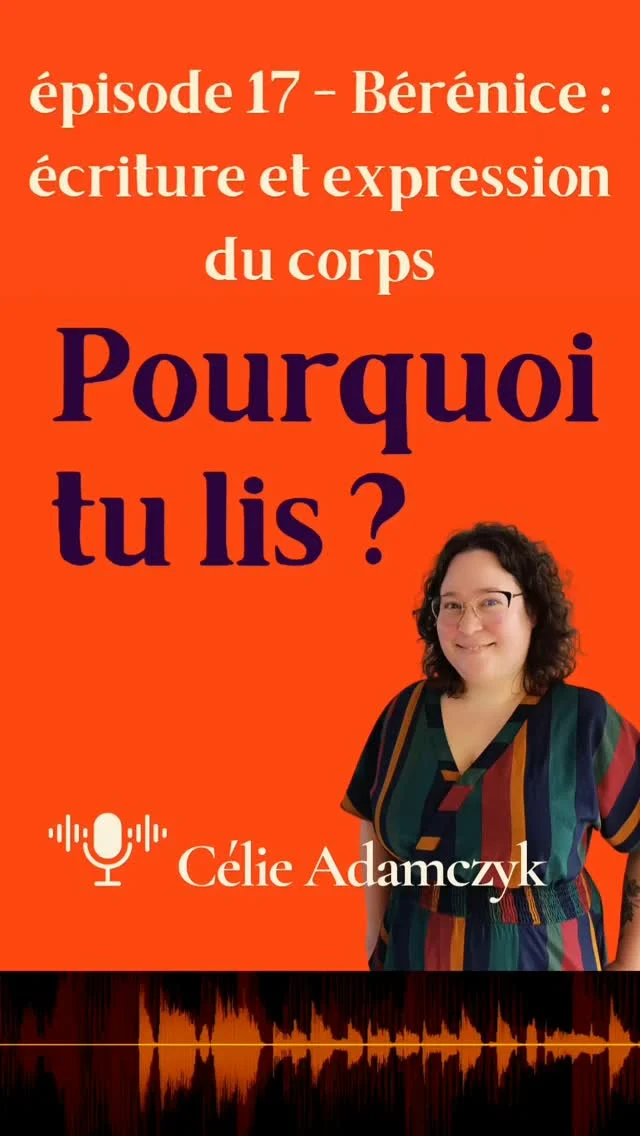 🎙épisode 17 : Bérénice 🎙

Un bonheur de recevoir au micro de "Pourquoi tu lis ?" @chroniquesdeb. 
Nous avons parlé lecture, écriture et corps dans tous ses états.

Épisode dispo sur Spotify et YouTube !

#bibliothérapie #écrire #écriture #deuil #deuilpérinatal #podcast